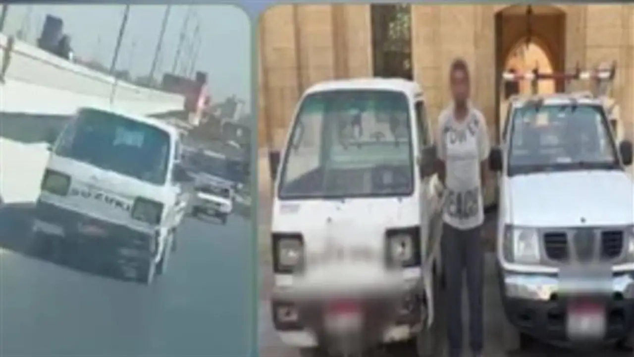 ضبط سائقين في القاهرة بعد سيرهما عكس الاتجاه لاختصار الطريق