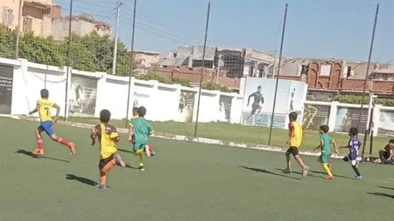 أنشطة كرة القدم في قرية البيضا بمركز العامرية