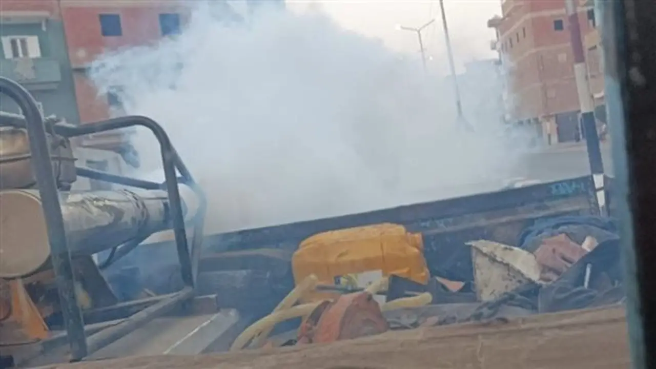 محافظ الشرقية يُكثف حملات رش الناموس والحشرات الطائرة للحد من انتشار الأمراض