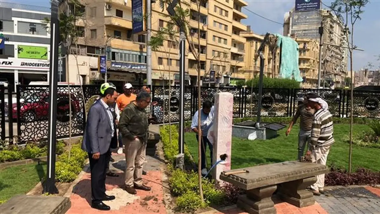 محافظ الدقهلية يتفقد التشطيبات النهائية لحديقة كوكب الشرق في المنصورة