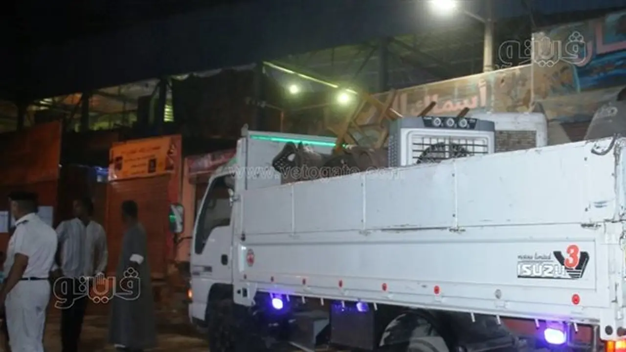 التحفظ على 15 أجنبياً خلال حملة لإزالة الإشغالات في أسوان