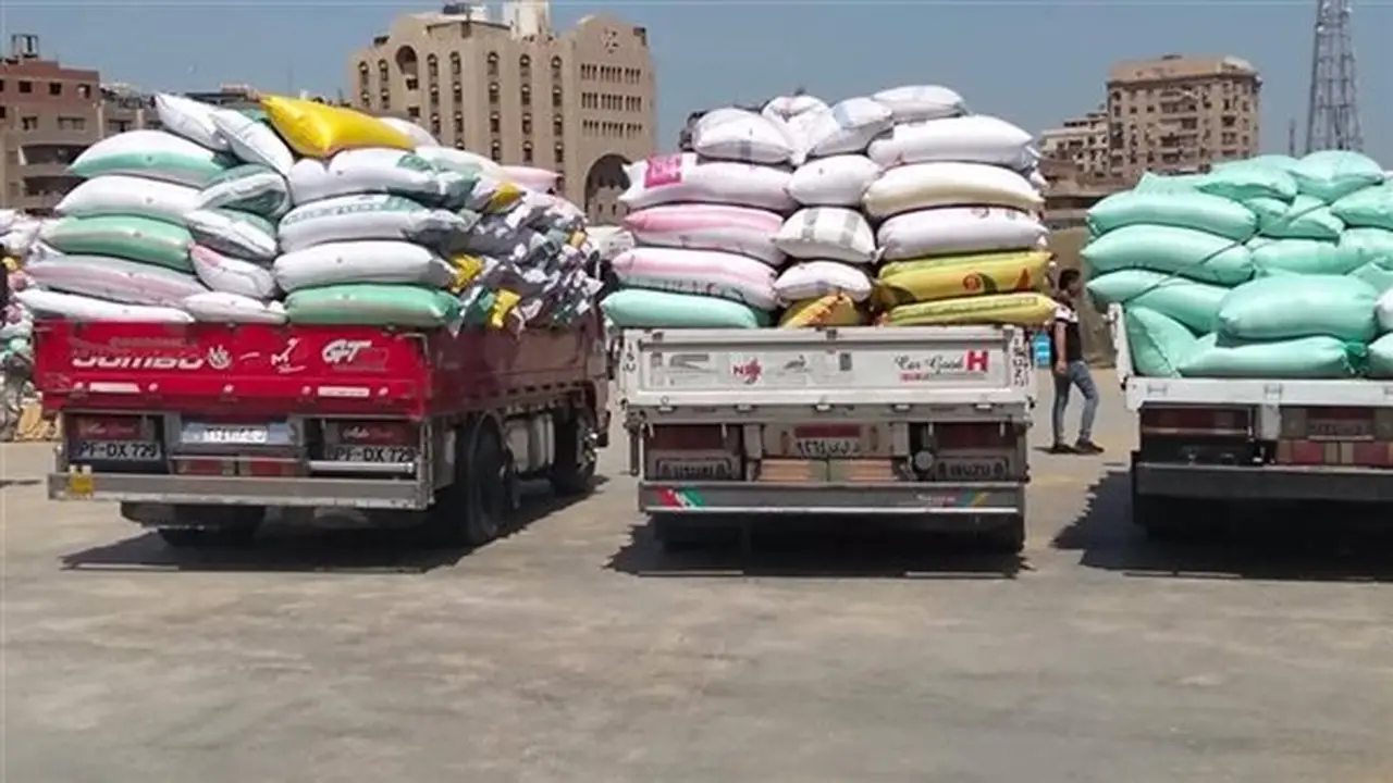 إحباط محاولة تهريب 77.7 طن من القمح المحلي في طهطا بسوهاج