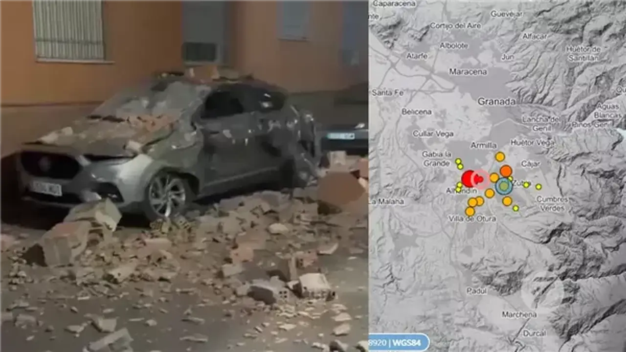 زلزال بقوة 5 درجات يضرب غرناطة جنوب إسبانيا بعد زلزال إندونيسيا (فيديو)