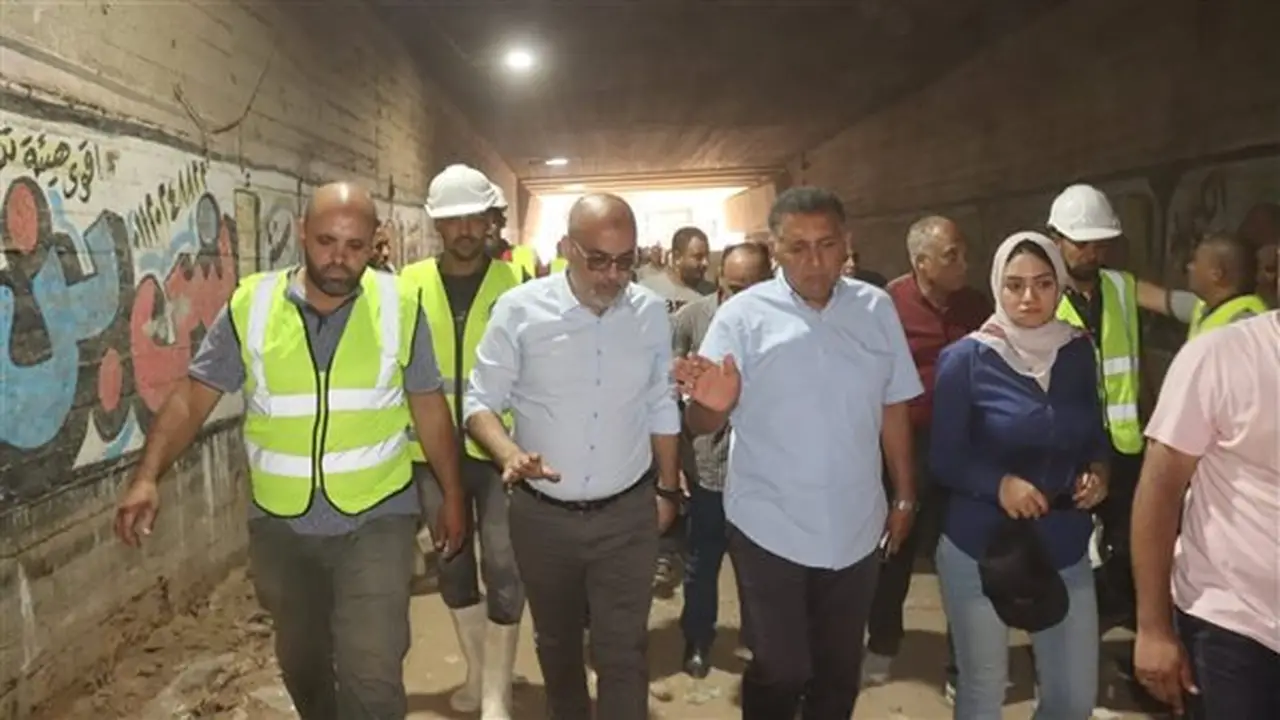 محافظ القليوبية يتابع تطوير أنفاق مدينة الخصوص لتعزيز البنية التحتية