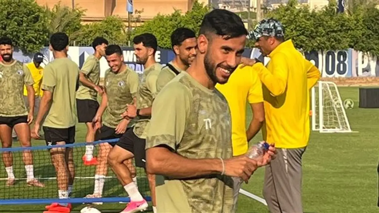 ناصر ماهر يعود إلى مران بيراميدز بعد إخلاء سبيله