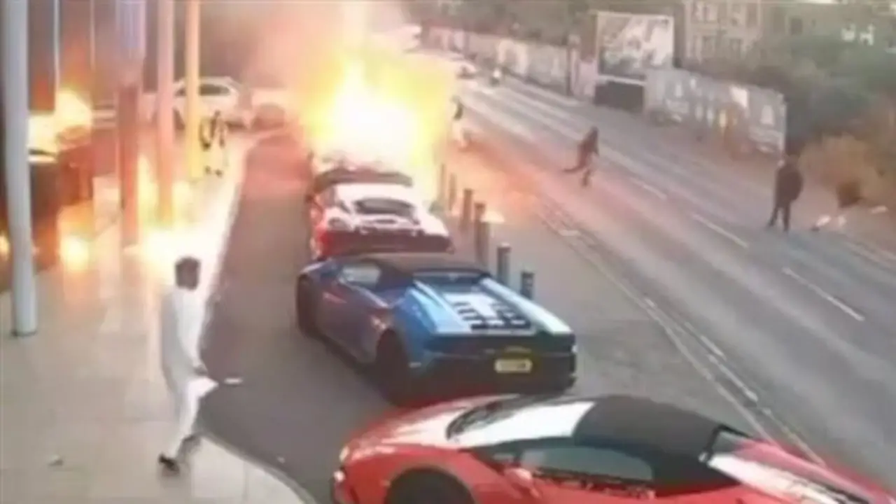 ملثمون يهاجمون حفل زفاف في برمنجهام البريطانية بقنابل حارقة (فيديو)
