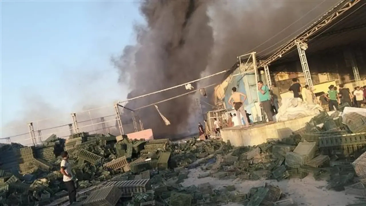 تفاصيل جديدة حول حريق محطة تصدير الموالح في منيا القمح وإصابة 31 شخصًا
