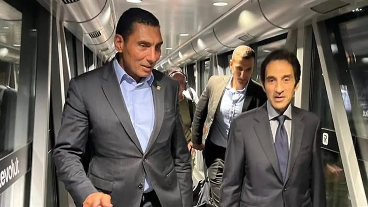 بسام راضي يستقبل وزير الشباب والرياضة لافتتاح دورة ألعاب البحر المتوسط في إيطاليا