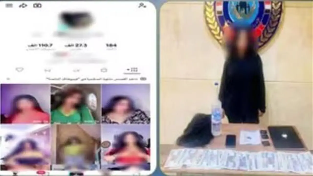 ضبط صانعة محتوى شهيرة في أكتوبر بتهمة نشر فيديوهات خادشة للحياء وحيازة مخدرات