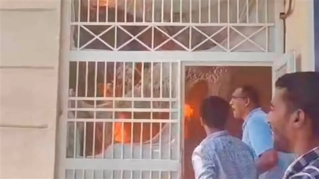 تفاصيل حريق مبنى هيئة الرعاية الصحية بالأقصر وأسبابه
