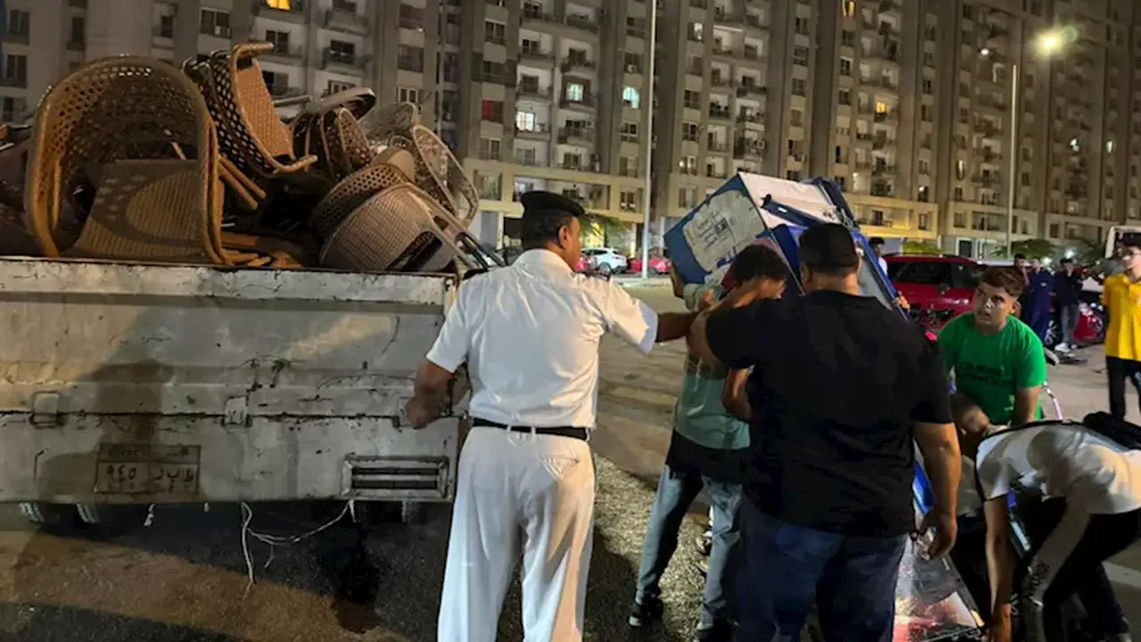 حملة مكبرة لرفع الإشغالات وإعادة الانضباط في زهراء المعادي