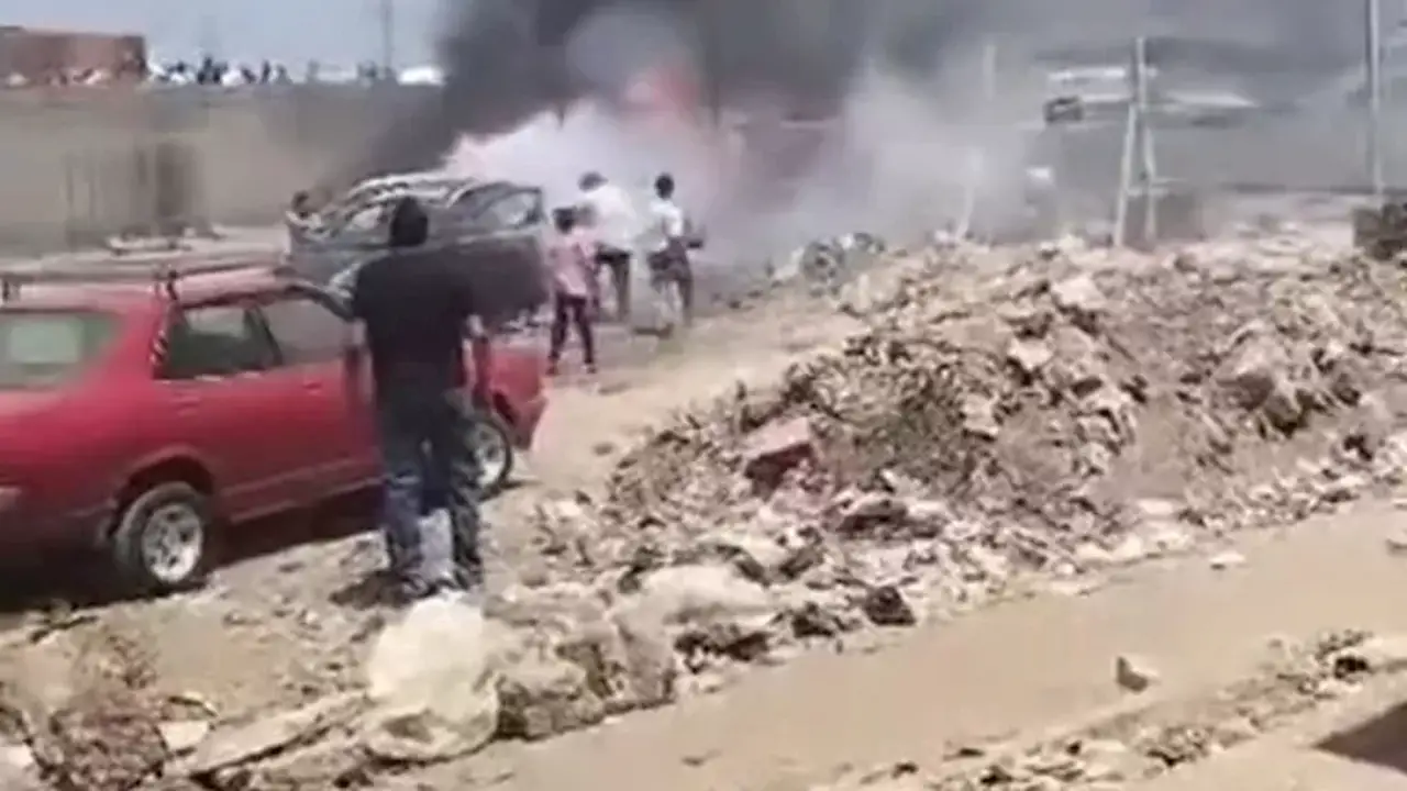 اندلاع حريق في جراج سيارات بشبرا الخيمة والدفع بخمس سيارات إطفاء وإسعاف