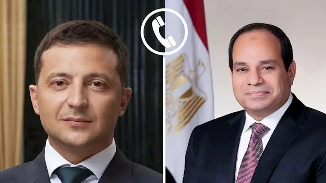الرئيس السيسي وزيلينسكي يبحثان تعزيز التبادل التجاري وخفض التصعيد الإقليمي