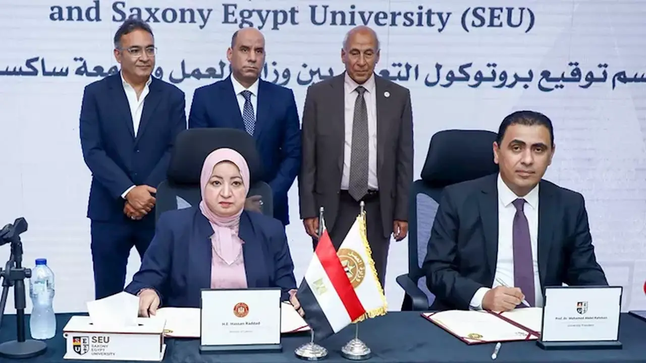 تعاون بين وزارة العمل وجامعة ساكسوني لتأهيل الشباب لسوق العمل المحلي والدولي