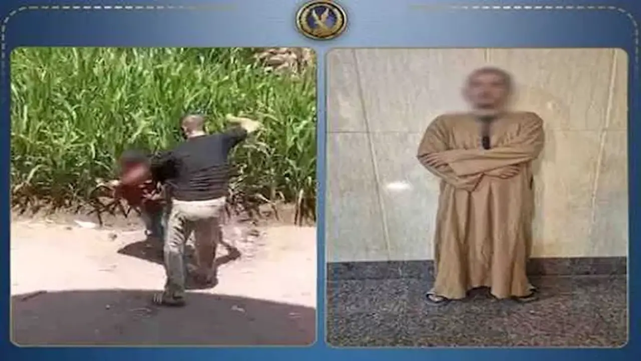 أب يعتدي على نجله في البدرشين بسبب ذهابه لمنزل والدته