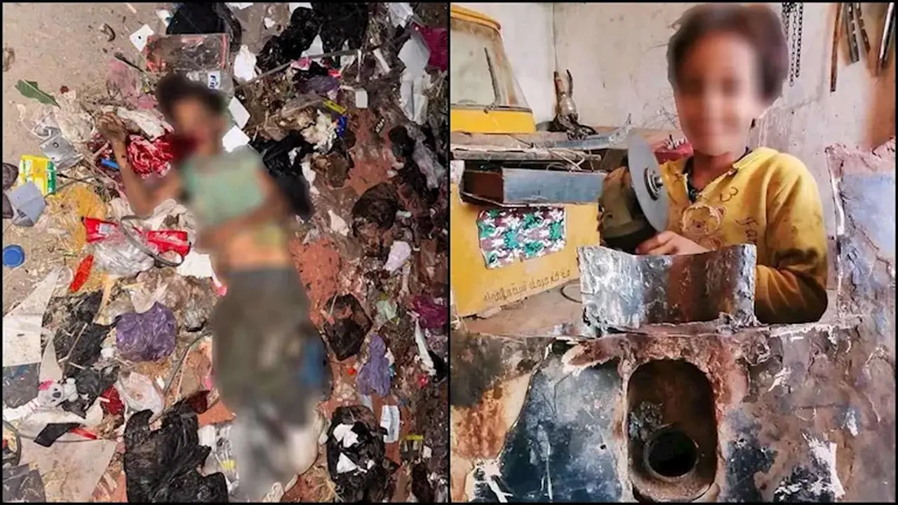 مأساة في فاقوس: العثور على جثمان طفل ملقى بجوار القمامة بعد دهسه