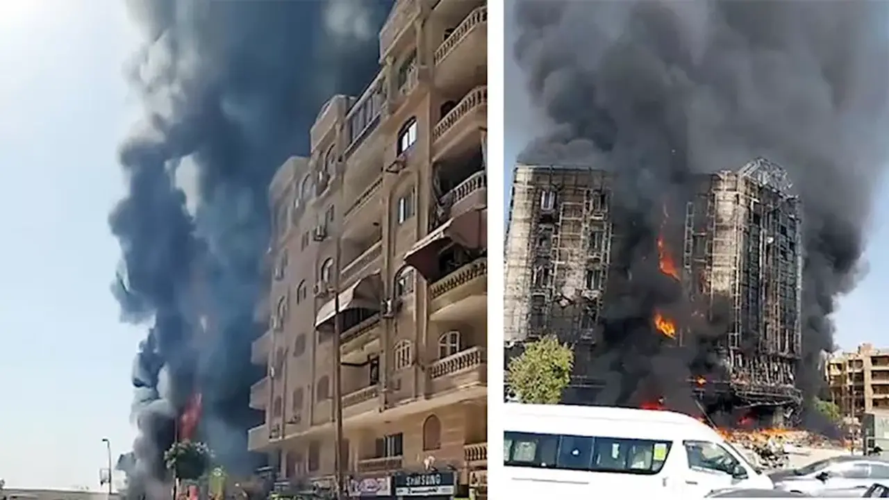 النيابة العامة تتخذ 5 قرارات بعد وفاة 3 أشخاص في حريق عقار حدائق الأهرام