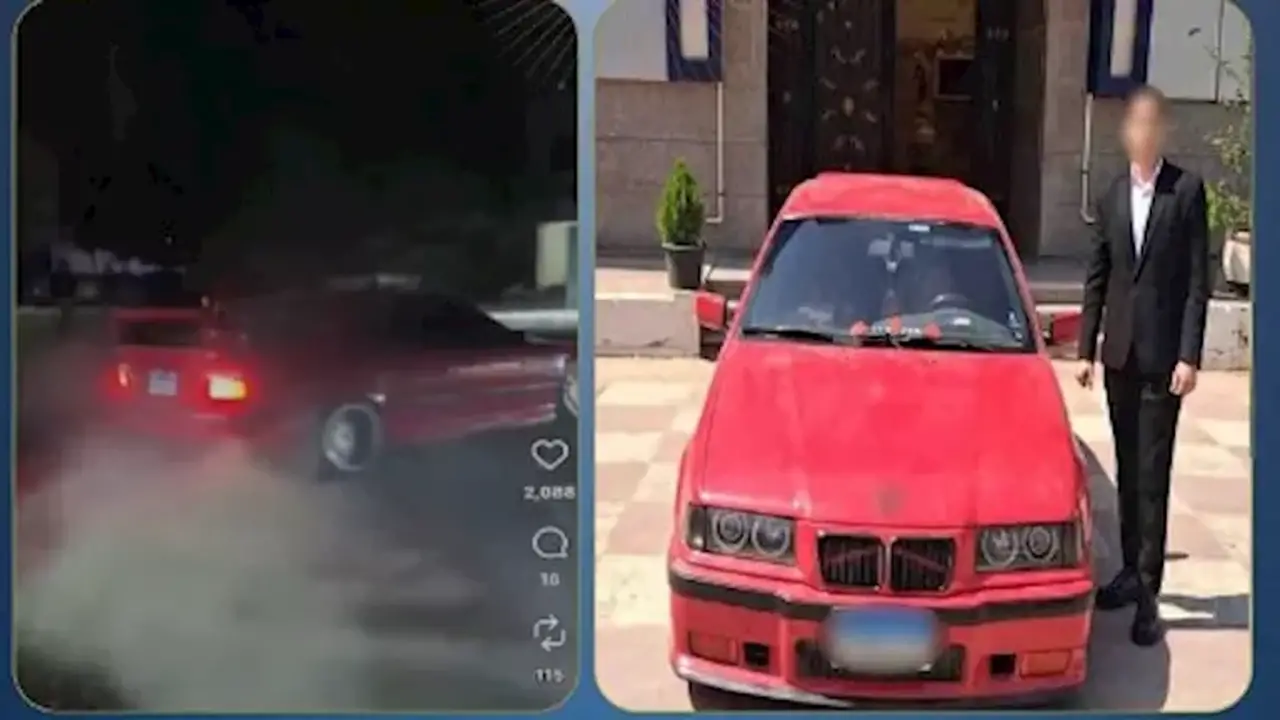 القبض على قائد سيارة بسبب حركات استعراضية خلال حفل زفاف في الفيوم