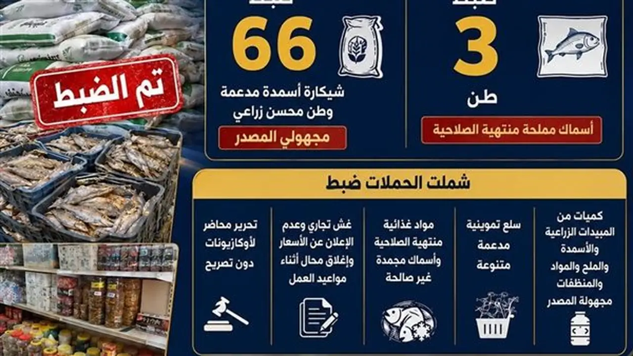 حملات تموينية مكثفة في أسواق قرى ومدن البحيرة