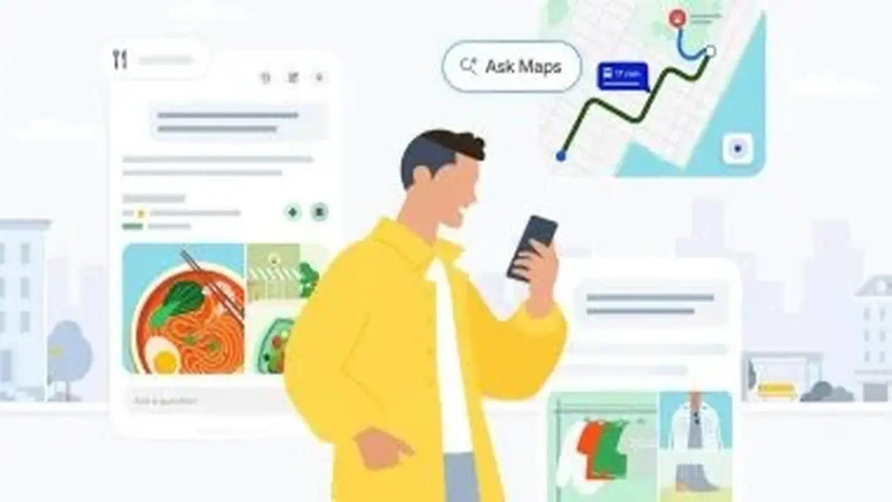 خرائط جوجل تتيح طلب العشاء وتتبع تأخيرات القطارات بشكل ذكي