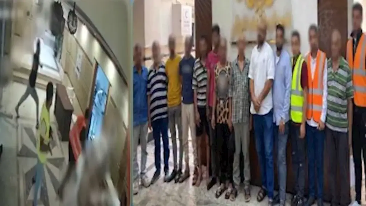 مشاجرة عنيفة بين 14 شخصًا داخل عقار بالإسكندرية بسبب خلافات تشطيبات