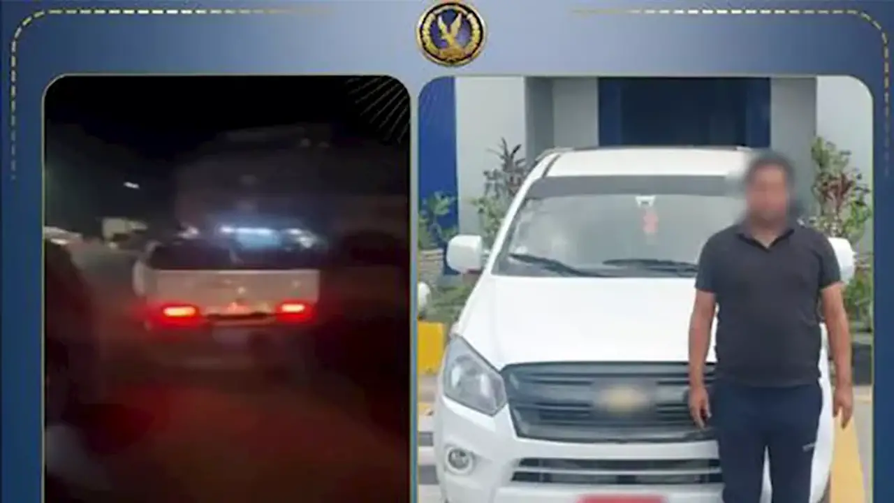 تفاصيل ضبط سائق ربع نقل بالشرقية بعد قيادته عكس الاتجاه