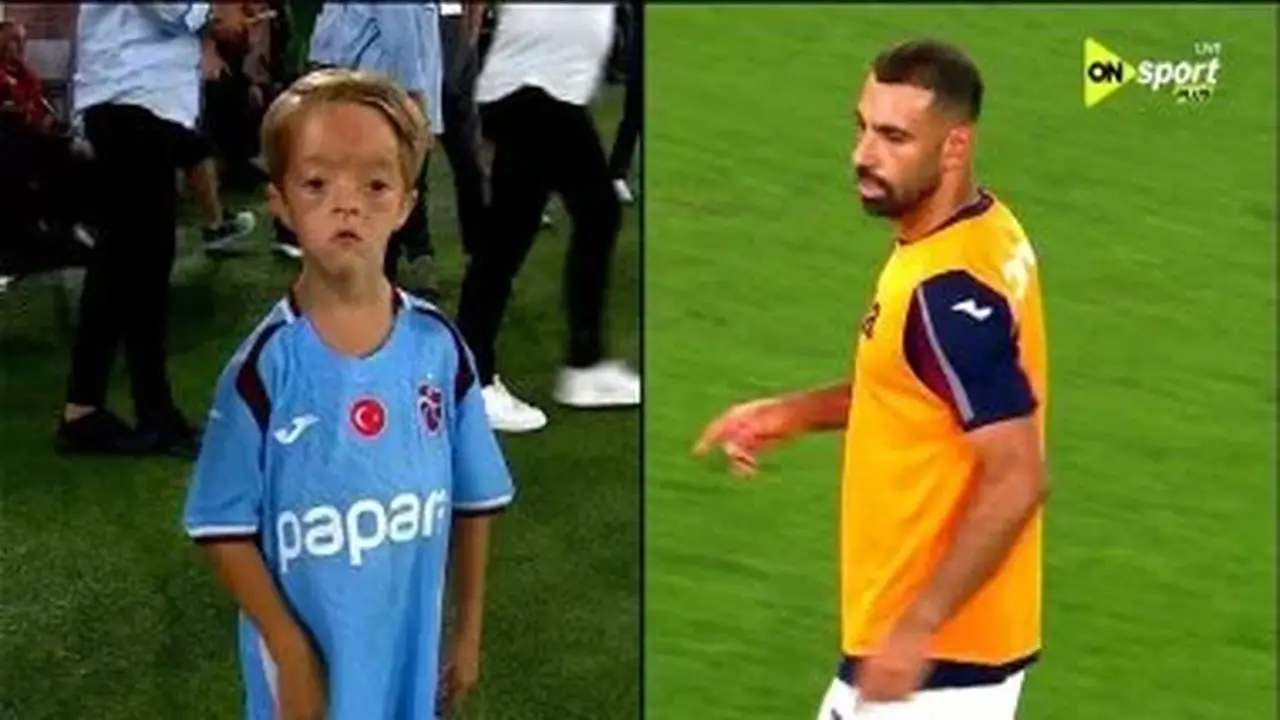 إسحاق كيرني مشجع ليفربول يدعم محمد صلاح في أول ظهور له مع طرابزون ضد فيرينكفاروسي