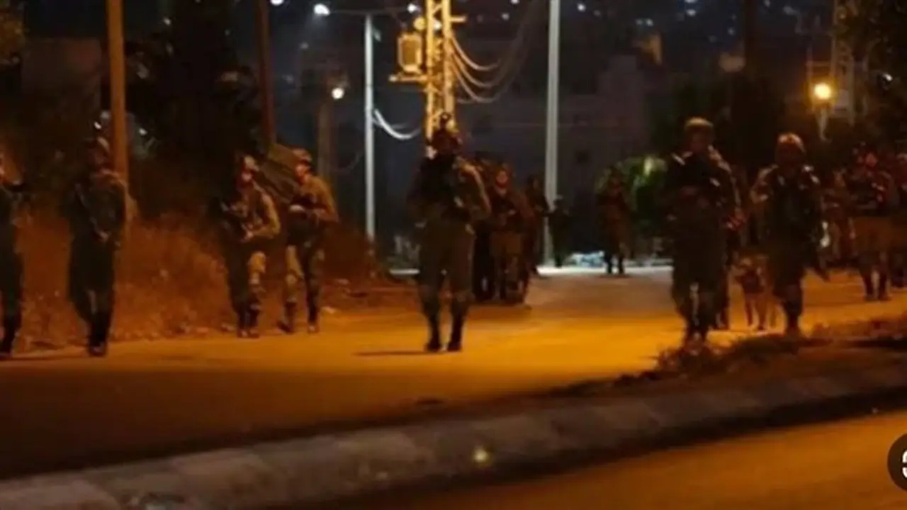 اقتحام قوات الاحتلال لبلدة فرعون جنوب طولكرم