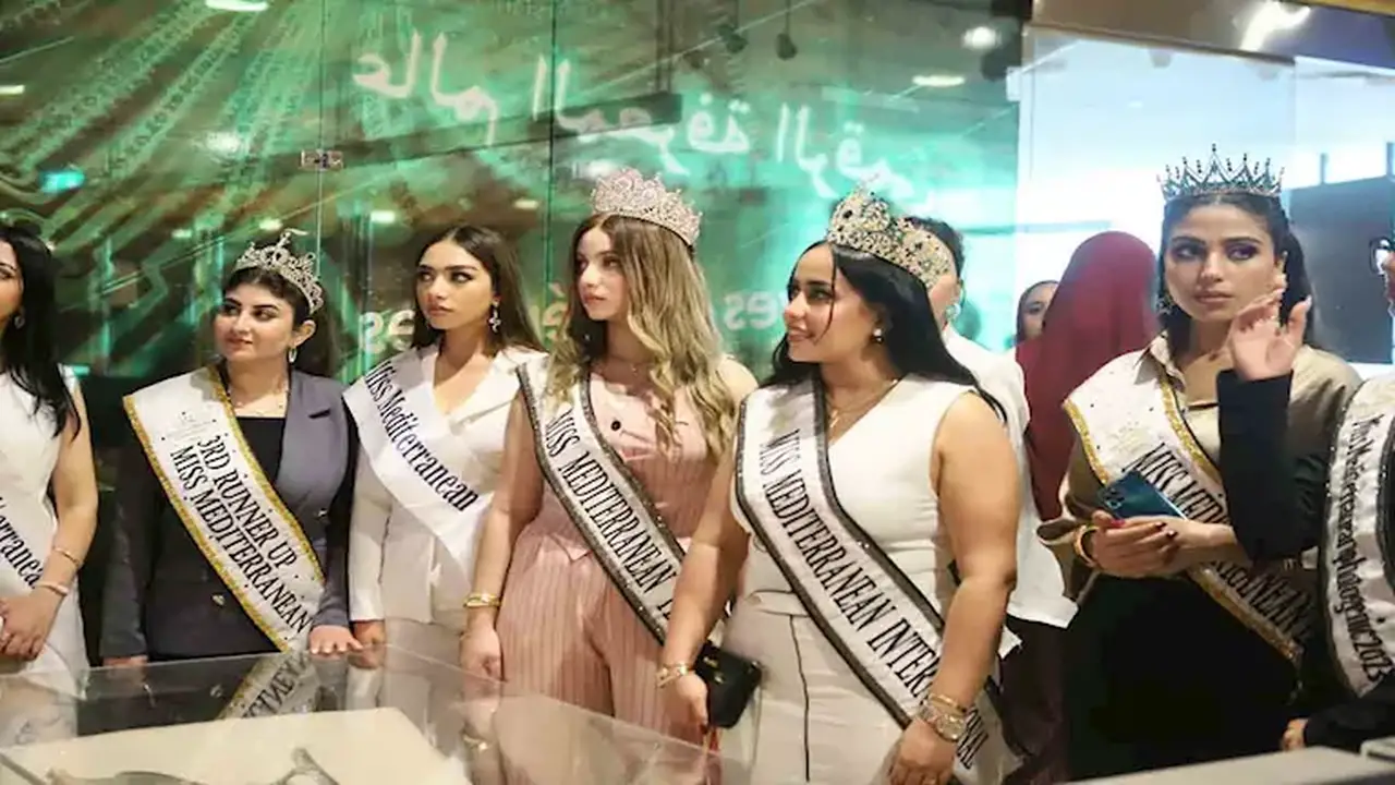من الإسكندرية إلى العالم.. ملكات جمال البحر المتوسط يروّجن للسياحة المصرية من خلال زيارة مكتبة الإسكندرية