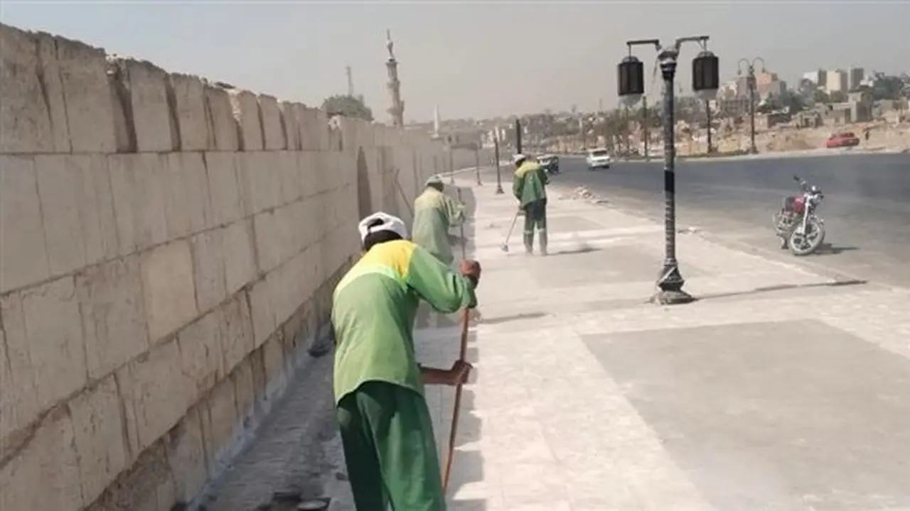جهود مكثفة لتحسين مستوى النظافة في حي الخليفة من صلاح سالم إلى السيدة نفيسة