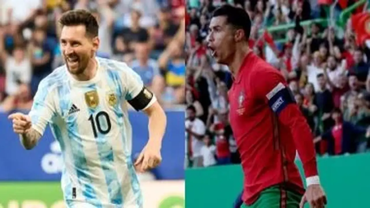 ميسي يودع والده ورونالدو يحتفل بزفافه من جورجينا
