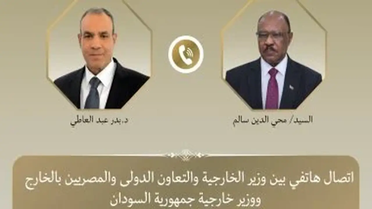 وزير الخارجية المصري يبحث مع نظيره السوداني العلاقات الثنائية وتطورات الأوضاع في السودان
